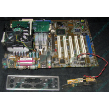 Материнская плата Asus P4PE (FireWire) с процессором Intel Pentium-4 2.4GHz s.478 и памятью 768Mb DDR1 Б/У (Березники)