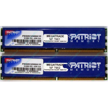 Память 1Gb (2x512Mb) DDR2 Patriot PSD251253381H pc4200 533MHz (Березники)