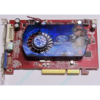 Б/У видеокарта 512Mb DDR2 ATI Radeon HD2600 PRO AGP Sapphire (Березники)